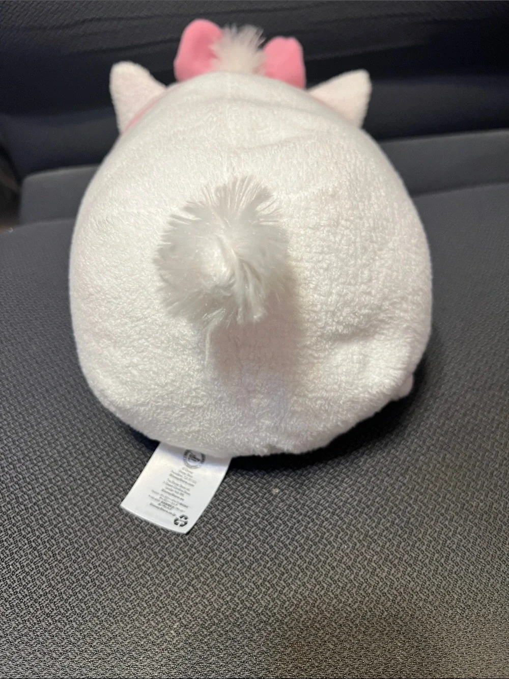 Disney White and Pink Cat Plush